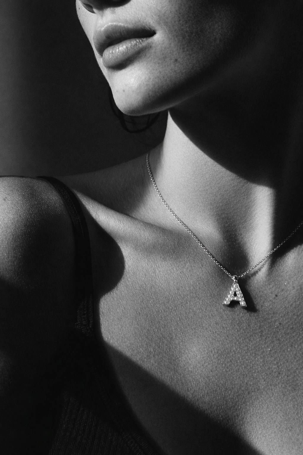 Pearl Initial Necklace