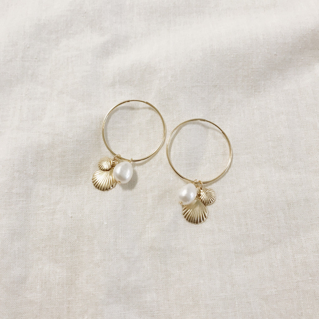 Shell Drop Hoops