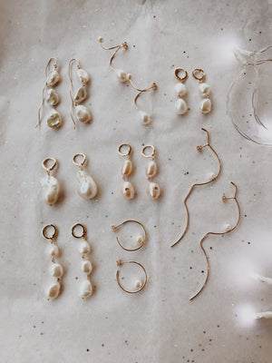 Pearl Grape Earrings