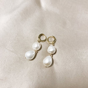 Pearl Grape Earrings